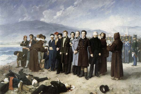 Perez, Antonio Gisbert The Execution of Torrijos and His Companions